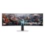 Monitor Gaming Ultrapanorámico Curvo Samsung Odyssey OLED G9 S49CG934SU 49'/ Dual QHD/ 0.03ms/ 240Hz/ OLED/ Multimedia/ Plata