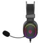 Auriculares Gaming con Micrófono Hiditec Erys ARGB/ Jack 3.5/ Negros