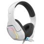 Auriculares Gaming con Micrófono Krom Kopa 7.1/ USB 2.0/ Blancos