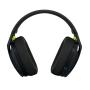 Auriculares Gaming Inalámbrico con Micrófono Logitech G435/ Bluetooth/ Negro y Amarillo Fluorescente