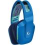 Auriculares Gaming Inalámbricos con Micrófono Logitech G733/ Azul