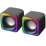 Altavoces Mars Gaming MSCUBE/ 8W/ 2.0/ Negros