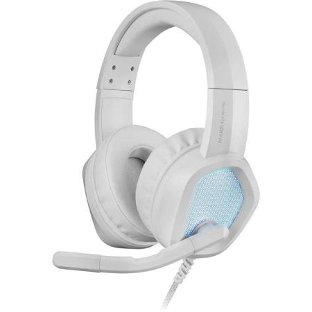 Auriculares Gaming con Micrófono Mars Gaming MH320/ Jack 3.5/ Blancos