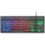 Teclado Gaming SemiMecánico Mars Gaming MK023/ Negro