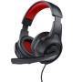 Auriculares Gaming con Micrófono Trust Gaming 24785/ Jack 3.5/ Rojos y Negros