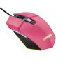 Ratón Gaming Trust Gaming GXT 109 Felox/ Hasta 6400 DPI/ Rosa