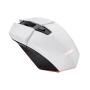 Ratón Gaming Inalámbrico Trust Gaming GXT 110 Felox/ Batería recargable/ Hasta 4800 DPI/ Blanco