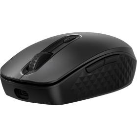 Ratón Inalámbrico por Bluetooth HP 690/ Batería recargable/ Hasta 4000 DPI/ Negro