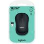 Ratón Inalámbrico Logitech Silent M220/ Hasta 1000 DPI/ Gris Marengo