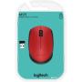 Ratón Inalámbrico Logitech M171/ Hasta 1000 DPI/ Rojo