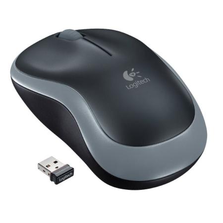 Ratón Inalámbrico Logitech M185/ Hasta 1000 DPI/ Gris