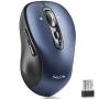 Ratón Inalámbrico por Bluetooth NGS Infinity-RB/ Batería recargable/ Hasta 3200 DPI/ Azul