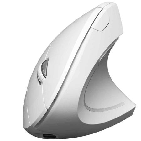 Ratón Ergonómico Inalámbrico por Bluetooth/ 2.4GHz Subblim Glide Vertical Ergo Dual Battery/ Batería Recargable/ Hasta 1600 DPI/