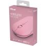 Ratón Inalámbrico por Bluetooth Trust Puck/ Batería recargable/ Hasta 1600 DPI/ Rosa