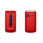 Teléfono Móvil Sunstech CELT18RD/ Rojo