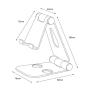 Soporte para Smartphone/Tablet Aisens MS2PM-090/ Negro