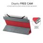 Funda Subblim Freecam para Tablets de 10.1'-11'/ Roja