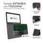 Funda con Teclado Subblim Keytab Pro Bluetooth Touchpad para Tablets Apple iPad Pro de 11' 2020/ Negra