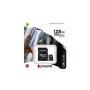 Tarjeta de Memoria Kingston CANVAS Select Plus 128GB microSD XC con Adaptador/ Clase 10/ 100MBs