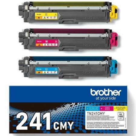 Tóner Original Brother TN241CMY Multipack/ Cian/ Magenta/ Amarillo