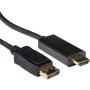 ACT Conversion Cable DisplayPort Male To HDMI-A Male 1.00m