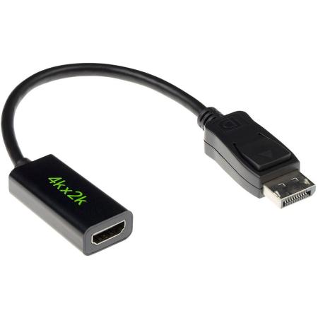 ACT 15 cm Conversion Cable DisplayPort Male To HDMI A Female