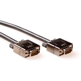 ACT 1.8m High Performance VGA Cable Male-Male w/ Metal Hoods