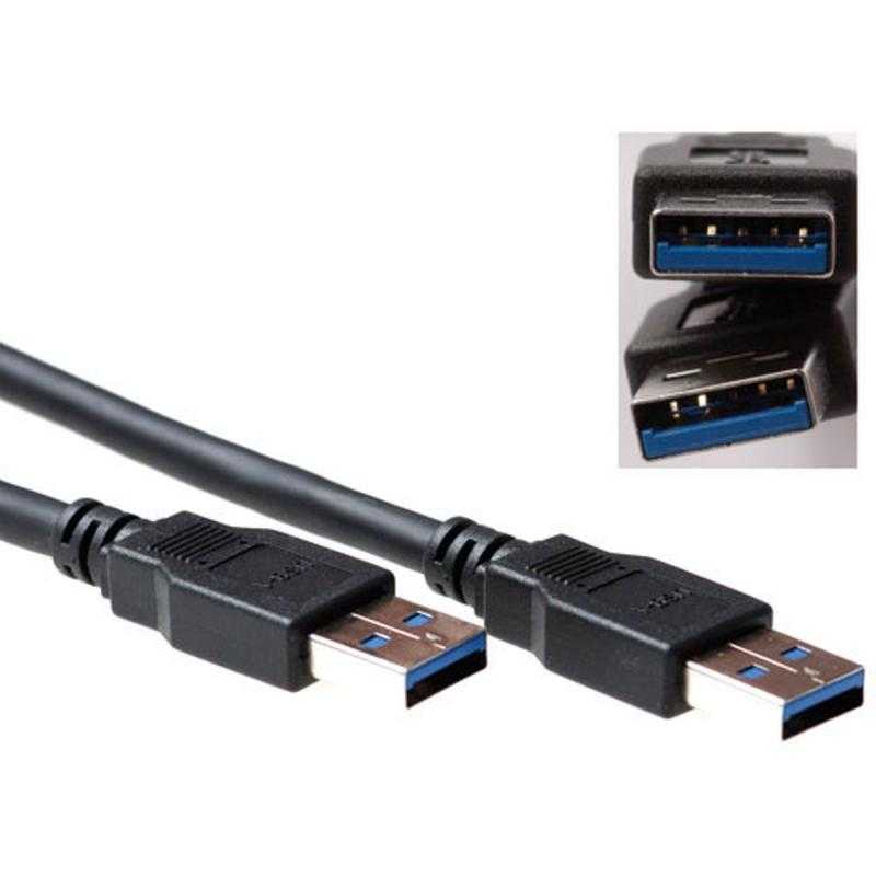 ACT USB 3.0 A Male - USB A Male 3.00m