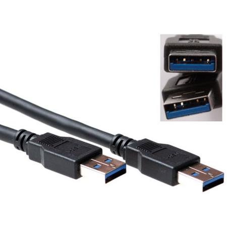 ACT USB 3.0 A Male - USB A Male 5.00m