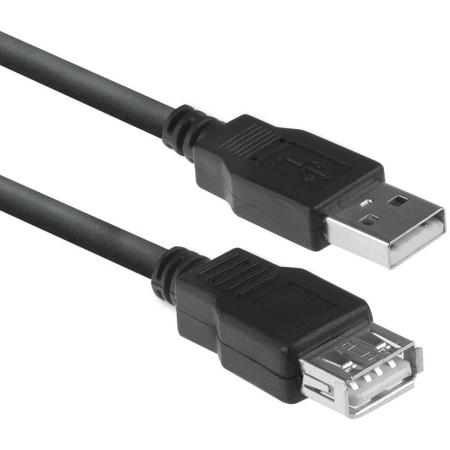 ACT USB-A 2.0MALE - USB-A Female 1.8m