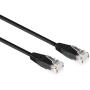 ACT Black 2.0m U/UTP CAT6 Patch Cable w/ RJ45 Connectors