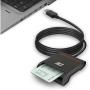 ACT External USB SmartCard eID Card Reader Black