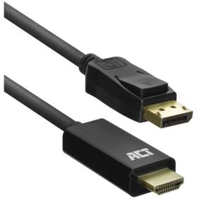 ACT DisplayPort Male To HDMI Male Adapter Cable 1.8m