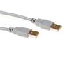 ACT USB 2.0 A Male - USB A Male Ivory 2.00m