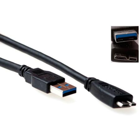 ACT USB 3.0 A Male - USB Micro B Male 1.00m