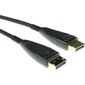 ACT 15m DisplayPort Hybrid Fiber/Copper Cable DP Male To M