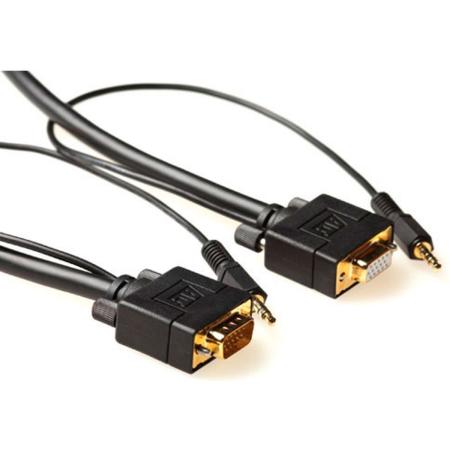 ACT 2m High Performance VGA + Audio Extension Cable Male-F