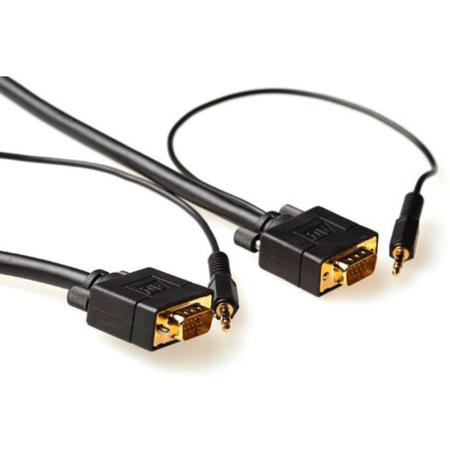 ACT 7m High Performance VGA + Audio Connection Cable Male-M