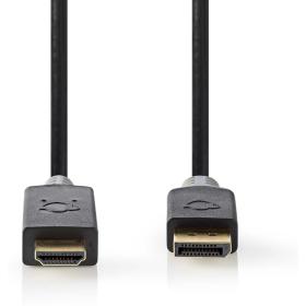 Nedis DisplayPort-Cable DisplayPort Male HDMI Connector 1m