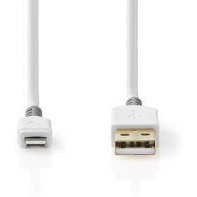 Nedis USB-Cable USB 2.0 Lightning 8-PINS USB-A Male 480 Mbps