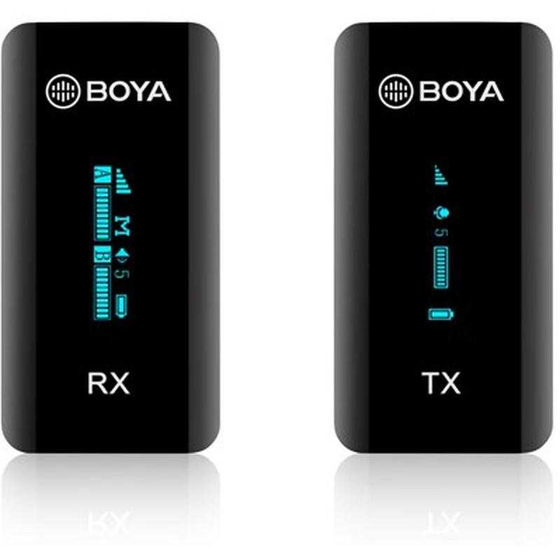Boya Wireless Microphone 2.4 GHz 1 Transmitter 1 Receiver