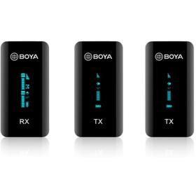 Boya Wireless Microphone 2.4 GHz 2 Transmitter 1 Receiver