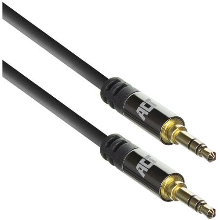 ACT 5m HQ Stereo Audio Connec Cable 3.5 mm Jack M-M Zip Bag