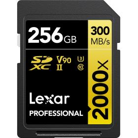 Lexar SDHC Professional UHS-II 2000X 256GB V90