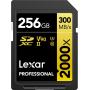 Lexar SDHC Professional UHS-II 2000X 256GB V90