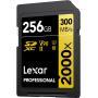 Lexar SDHC Professional UHS-II 2000X 256GB V90