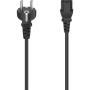 Hama Power Cord 3 Polig - Shuko 1.5 Meter Black