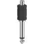 Hama Audio-Adapter Cinch-Coupling - 6.3-mm-Jack Mono