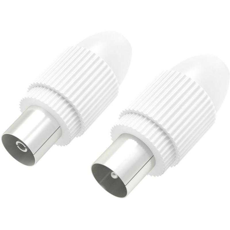 Hama Coax-Set Connector/Coupling Klembaar