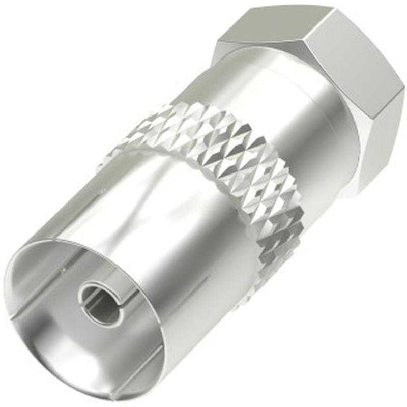 Hama Sat-Adapter F-Plug - Coax-Coupling